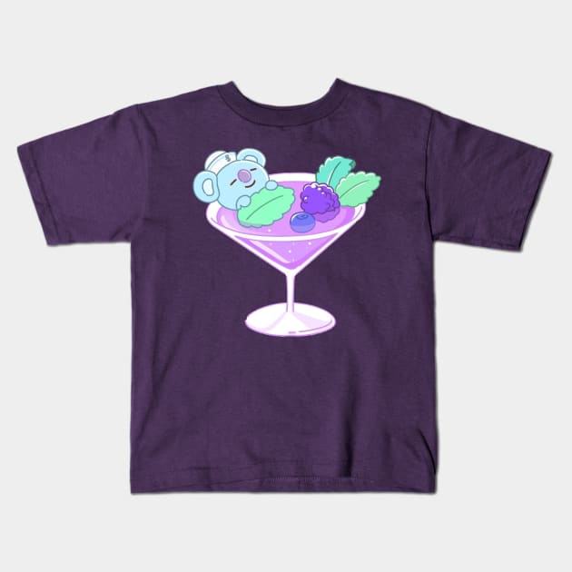 BT21 Koya Cocktail Kids T-Shirt by ZeroKara